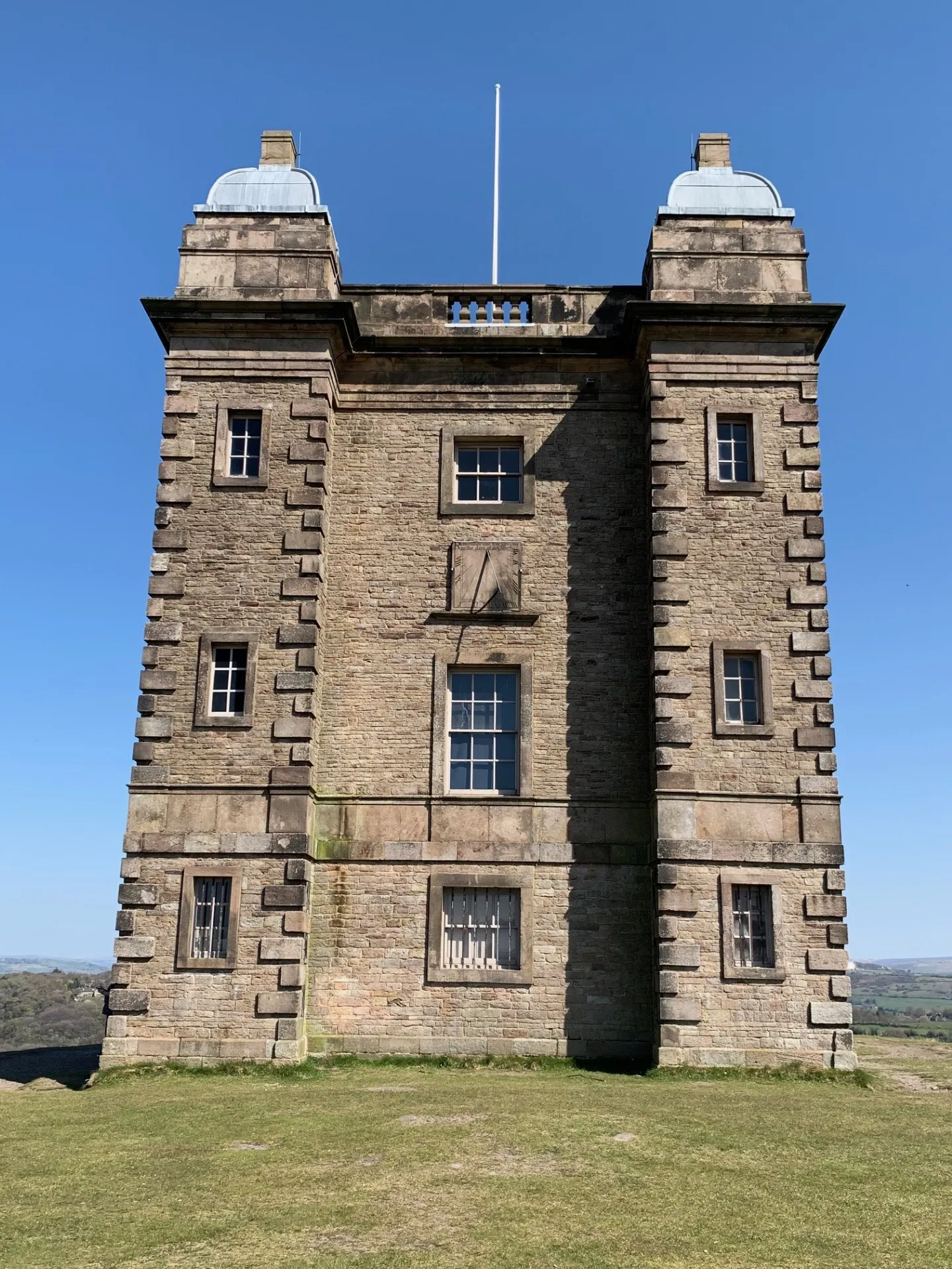 Ancient brick tower building